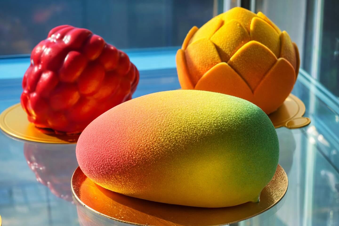 Monoporcje mango i malina